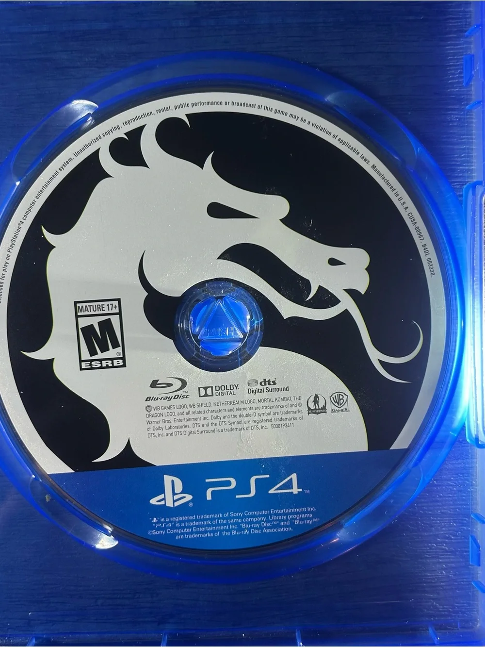 Mortal Kombat X PS4 game